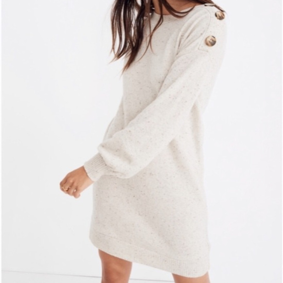 Madewell Dresses & Skirts - NWT MADEWELL Boatneck Wool Sweater Dress